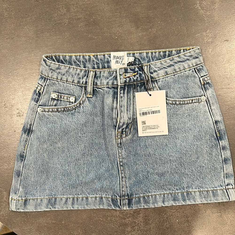 Princess Polly Mini Jean Skirt